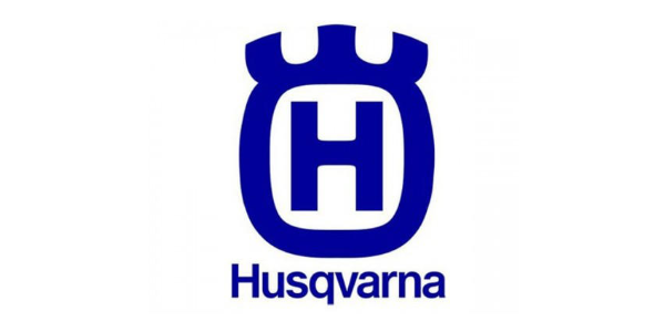 Das Husqvarna-Logo ist ein rotes und weißes Logo mit einem stilisierten Buchstaben "H". Das Logo wurde 1903 entworfen und ist seitdem ein Symbol für Qualität und Leistung