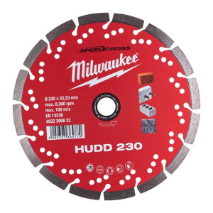 Milwaukee Speedcross Diamanttrennscheibe HUDD 230 mm...
