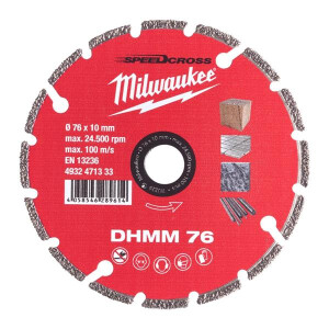Milwaukee Diamanttrennscheibe DHMM 76 mm für Stahl,...